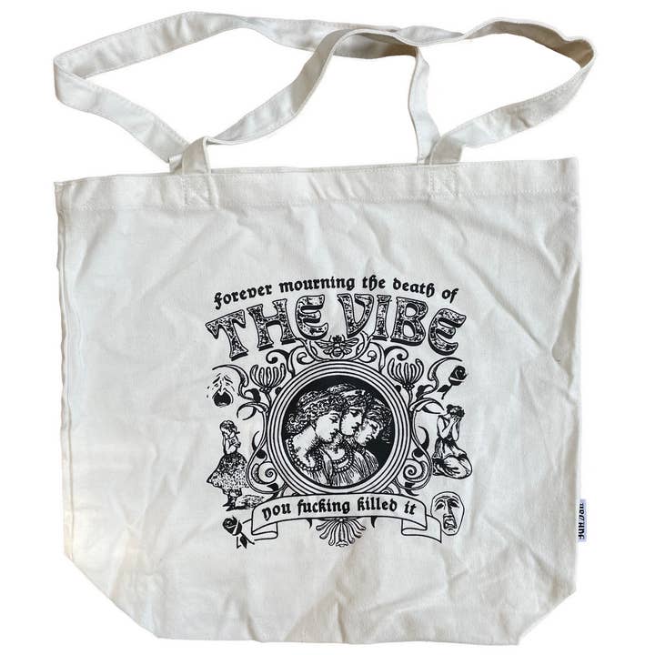 Arcane Bullshit – Engroshandel Tote bag - Unisex – "Mourning The Vibe" Jumbo mulepose