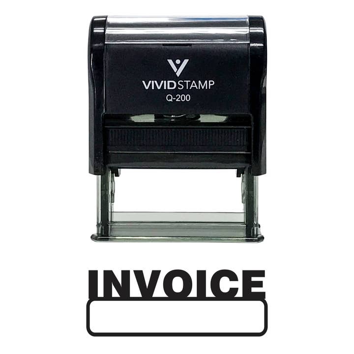 All Quality - Wholesale Rubber/Decorative Stamp - Basic Invoice Self Inking Rubber Stamp1