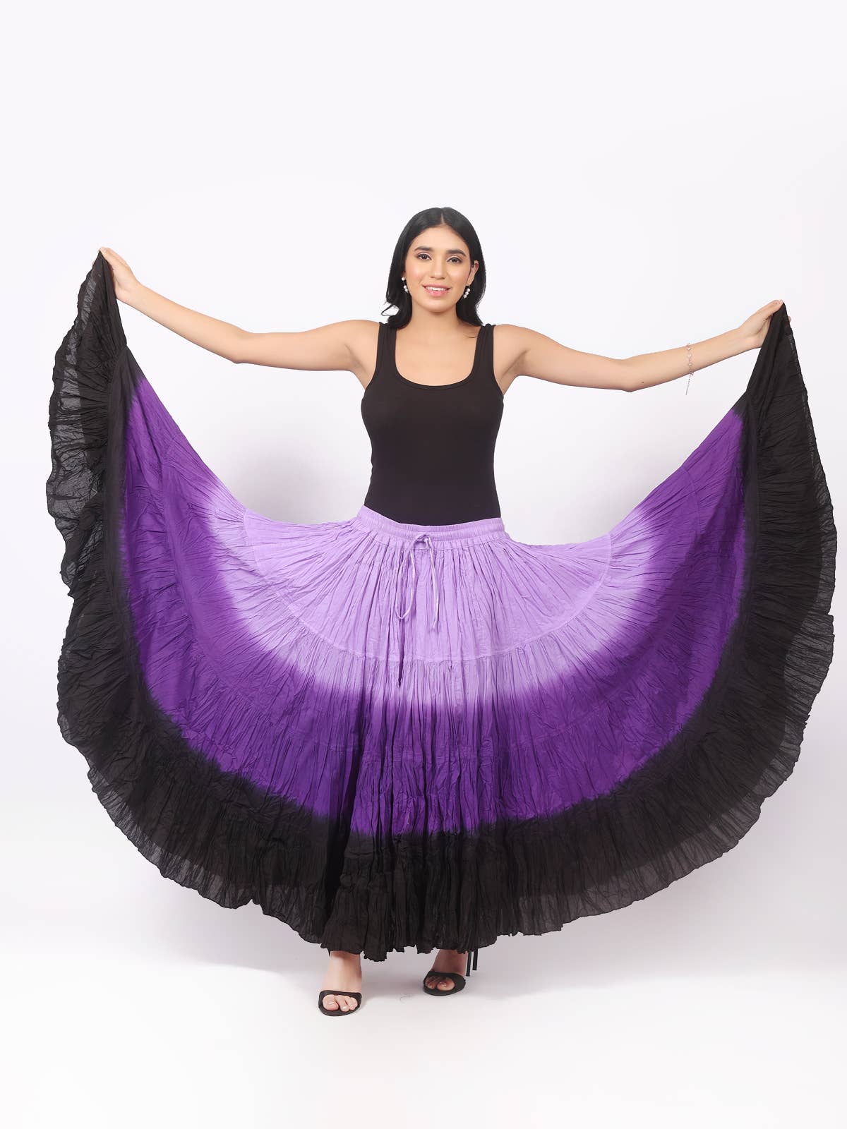 Wevez - Wholesale Skirt - Women's - American Tribal Style 25 Yards Cotton Renaissance skirt35