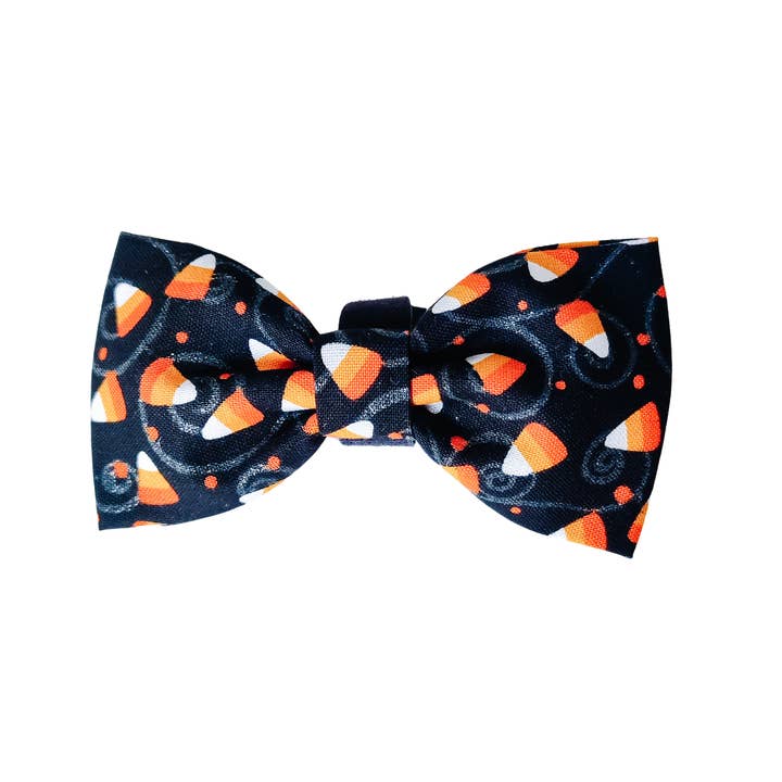 Charlotte's Pet – wholesale Pet bow tie – Dog – Candy Corn Dog Bow Tie and Collar Flower