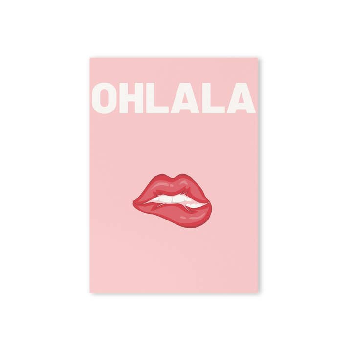 HERR&FRAUHEMPEL - Vendita all'ingrosso Cartoline - Cartolina « OHLALA »