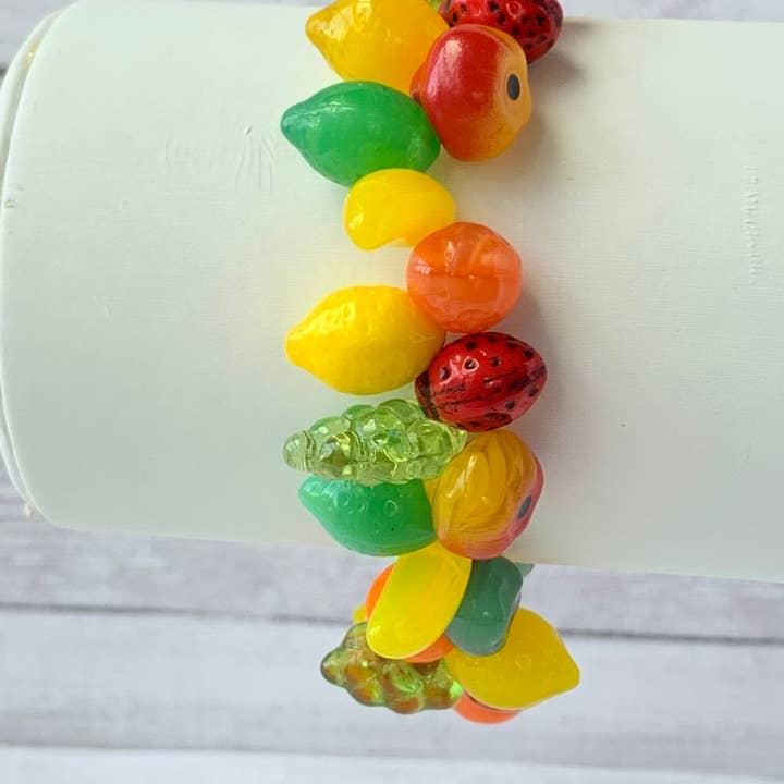 Lenora Dame - Wholesale Beaded Bracelet - Still Life Fruit Bracelet2