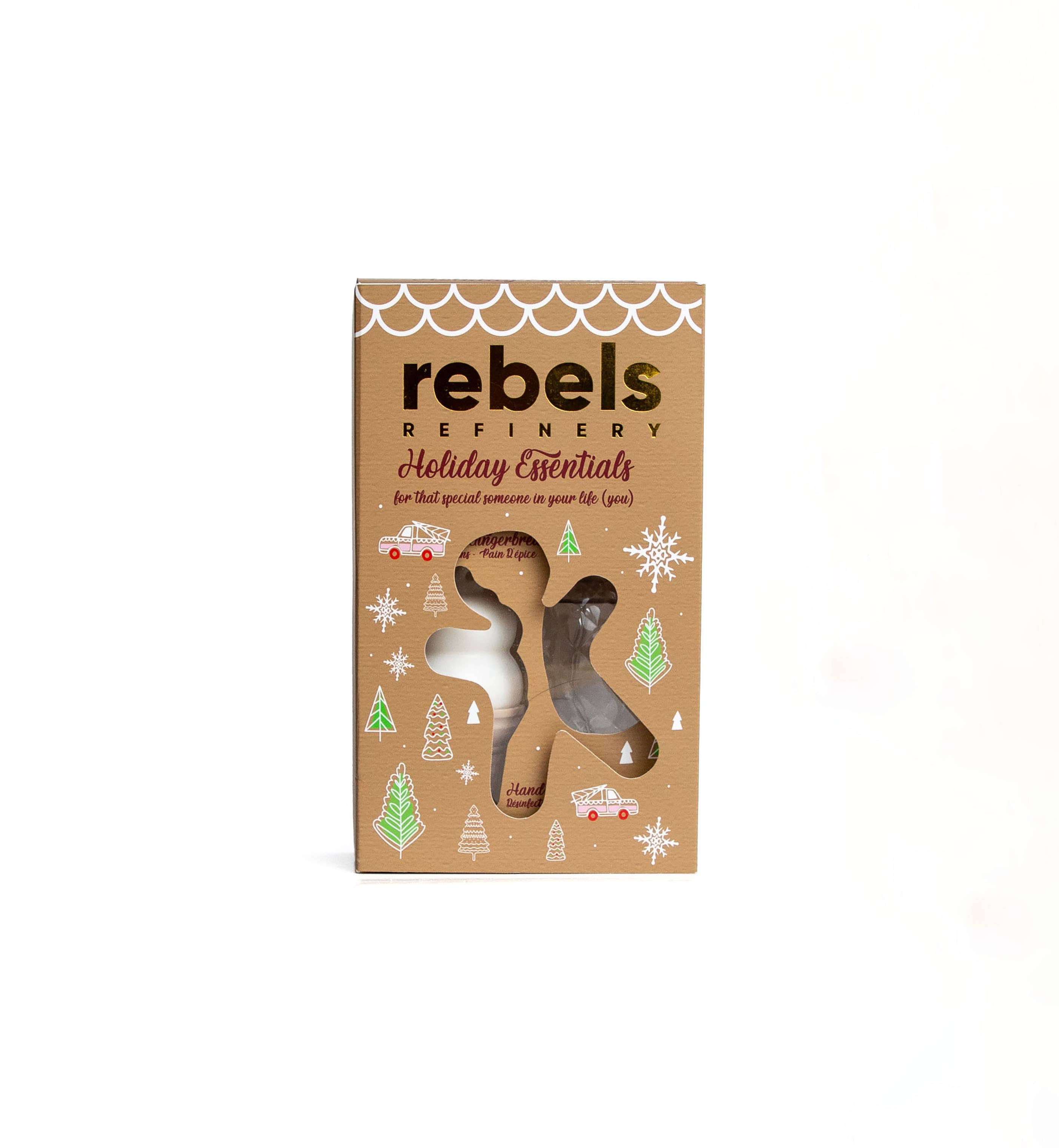 Rebels Refinery - Wholesale Bath & Body Set - Gingerbread Delight Holiday Essentials GIFT SET