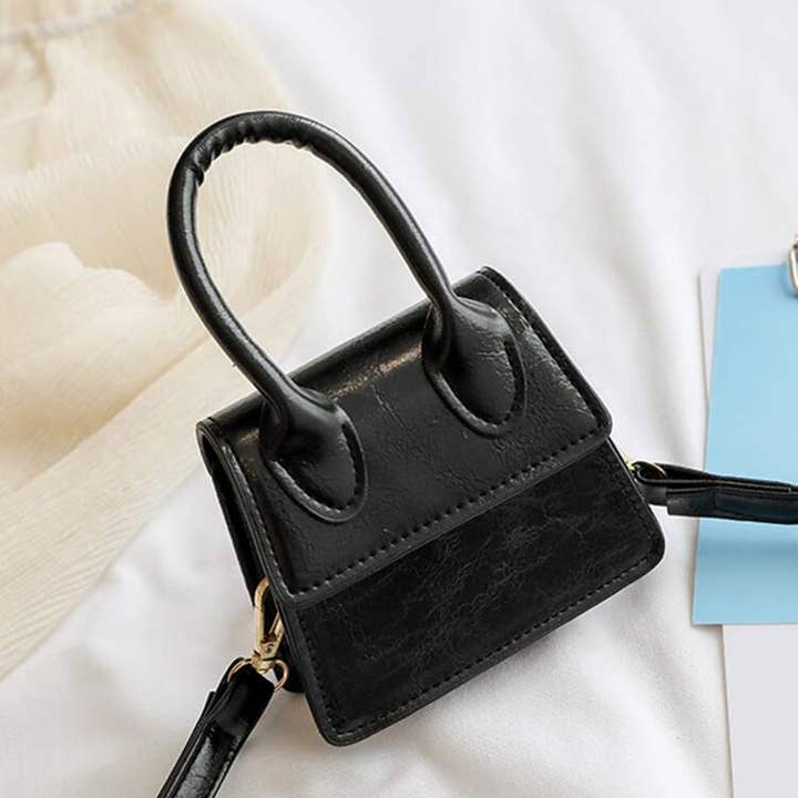 Mini portamonete nero per la vendita all'ingrosso da parte di Shop Accessorized