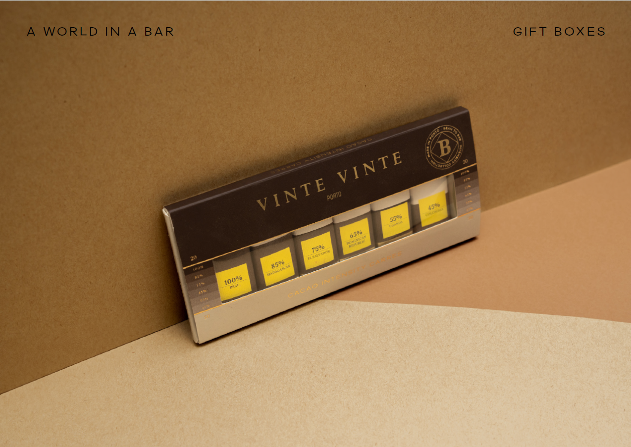 Vinte Vinte Chocolate - Wholesale Chocolate Box - CX CARRE ORIGENS INTENSITY 6G3