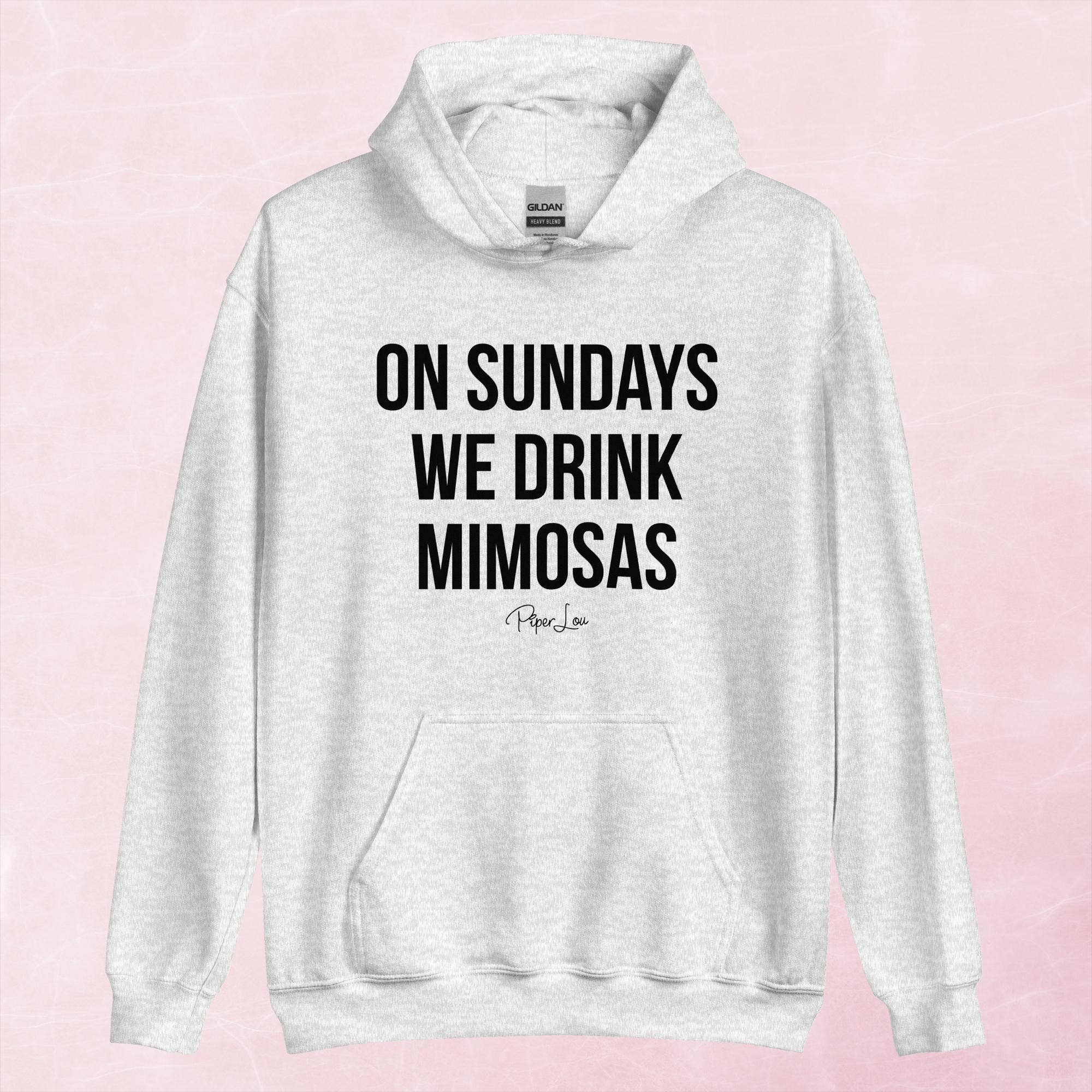 Piper Lou Collection - Wholesale Hoodie - Women's - On Sundays We Drink Mimosas Graphic Hoodie4