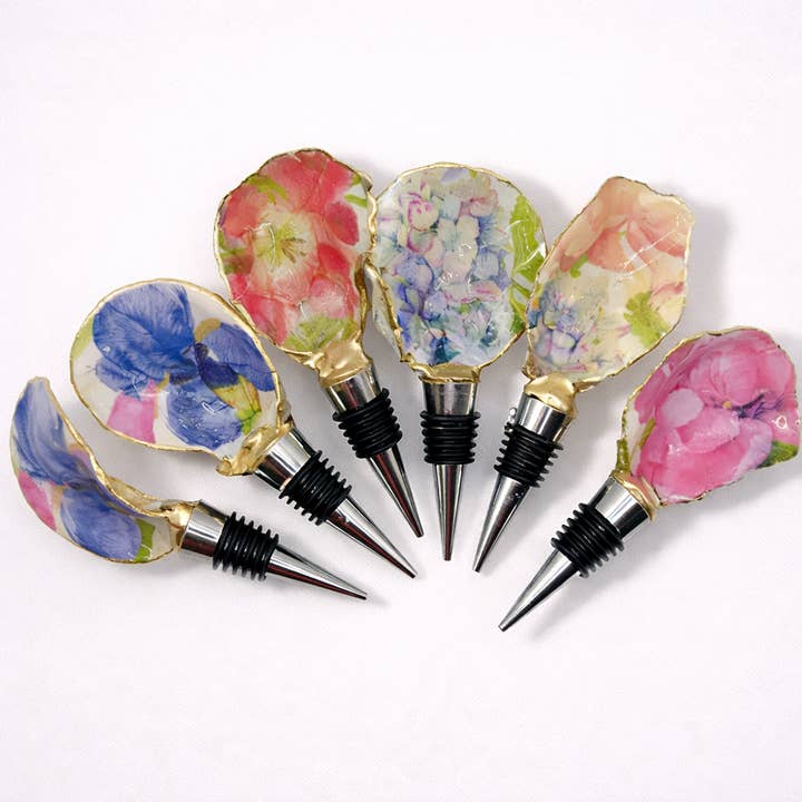 Floral Garden Oyster Stopper|XS–XL (2–4.5 in) for wholesale by Shell Yeah By Jaks LLC