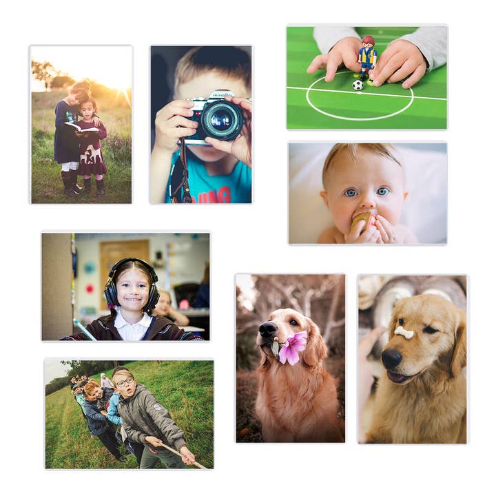 Flexible Magnets – wholesale Picture frame – Magnetic Photo Holders for Refrigerator Size 4 x 6 & 5 x 7.