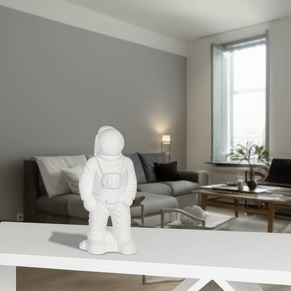 Sagebrook Home - Wholesale Decorative Figurine - Ceramic Modern Astronaut Statue Figurine - White, 12 in.0