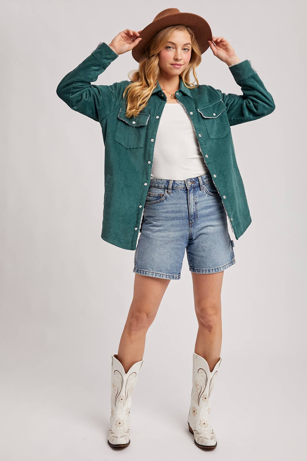 Bluivy - Wholesale Jacket - Women's - CORDUROY SHERPA-LINED JACKET15