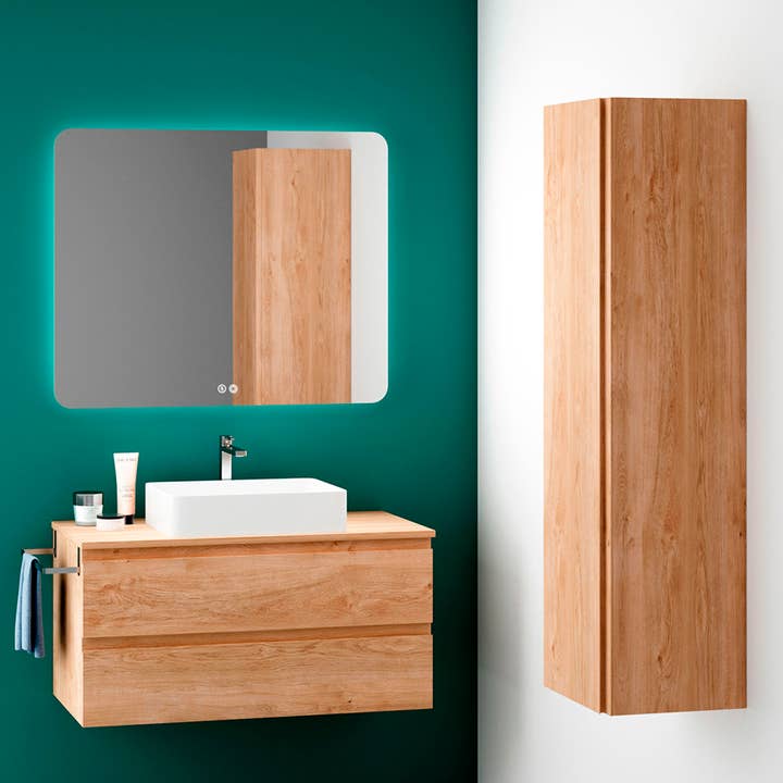 Bathroom Tall Side Cabinet PASADENA Collection by DAX for wholesale by DAX