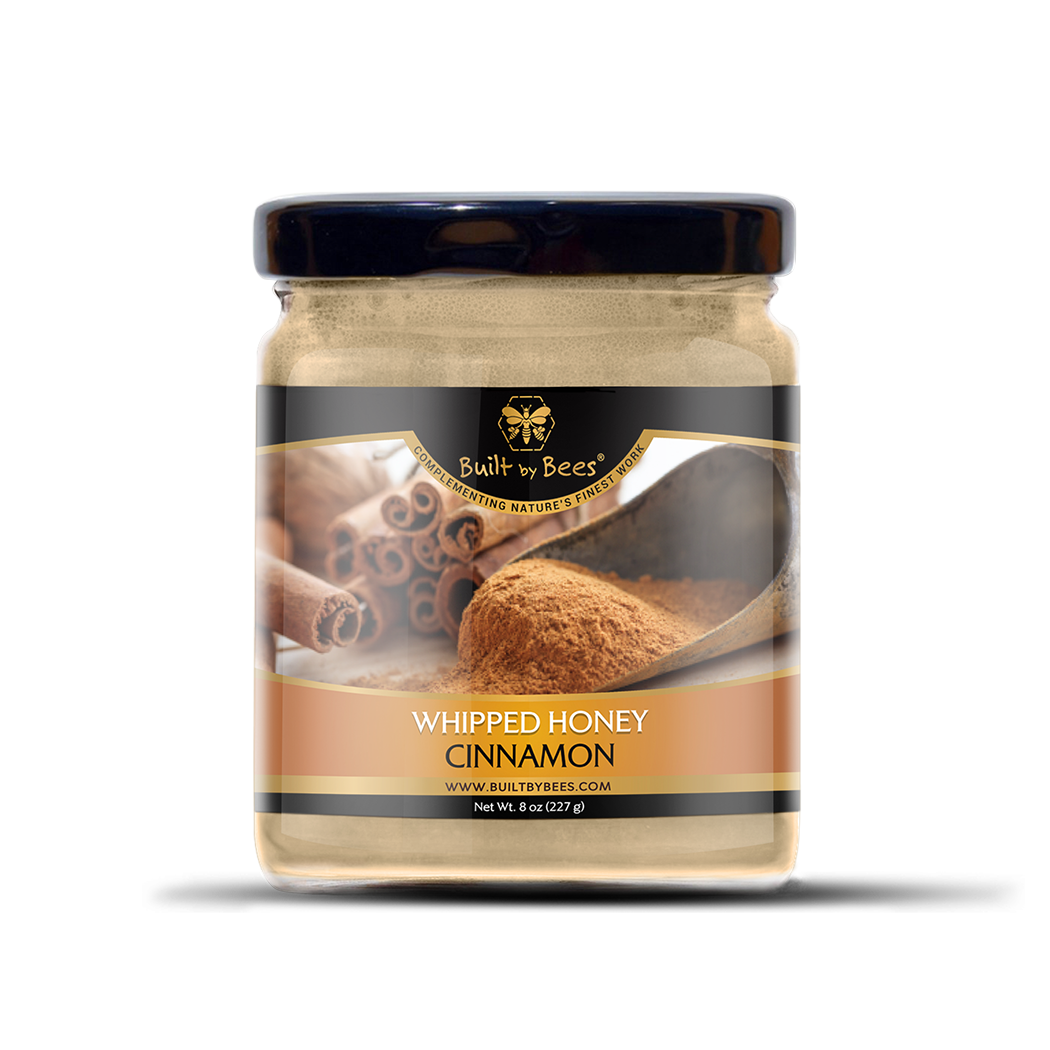 Built by Bees - Wholesale Honey - Gourmet Cinnamon Whipped Honey 8 oz2