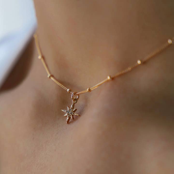 Katie Waltman Jewelry - Wholesale Pendant/Charm Necklace - STARBURST CHOKER