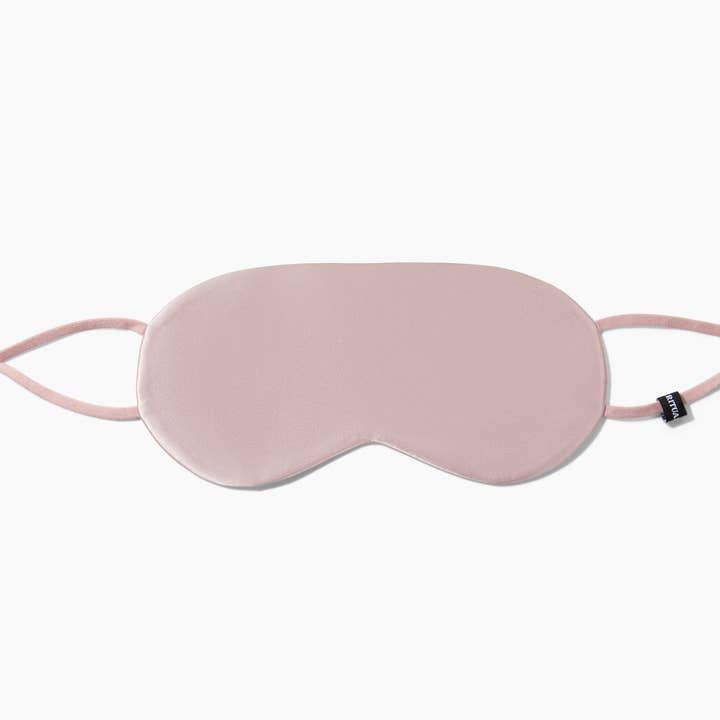 Masque de sommeil en soie de mûrier rose - Levity pour la vente par Silk Ritual