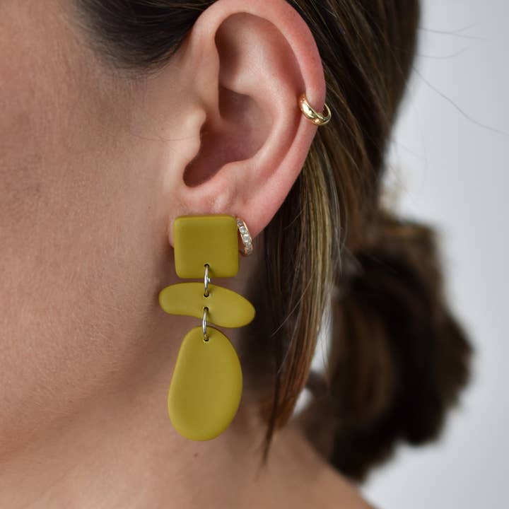 Camille Hay Jewelry - Wholesale Dangle Earrings - Organic Shape Dangles