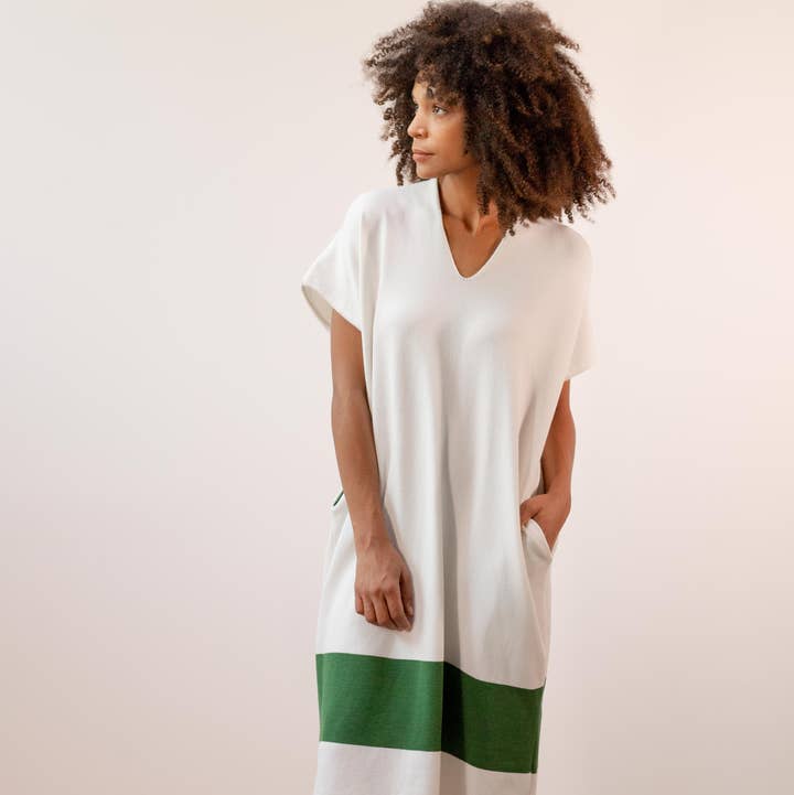 Knitted midi dress for wholesale by PAN Producto Básico