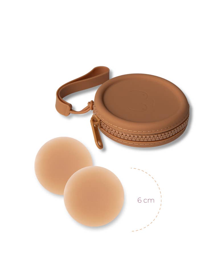 Boob-eez - Wholesale Nipple Pasties - Women's - x1 Silicone Travel Case + x1 Pair of "Headlight Hiders"4