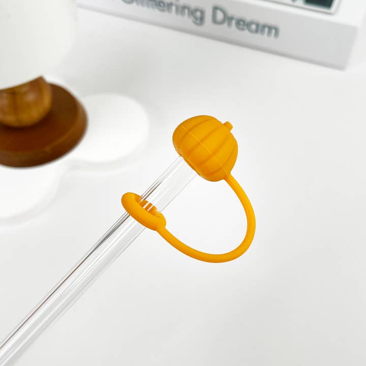 SoapElenGlen - Wholesale Drinking Straw - Pumpkin Straw Covers