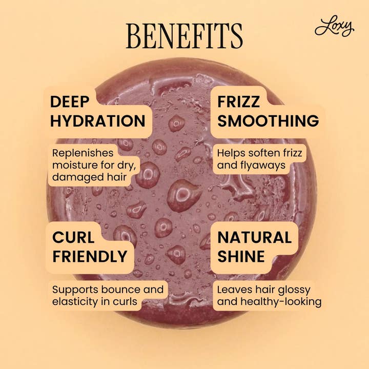 Loxy - Wholesale Hair Conditioner - RELAX: Conditioner Bar for dry, frizzy or curly hair with Argan Oil & Colloidal Oatmeal1