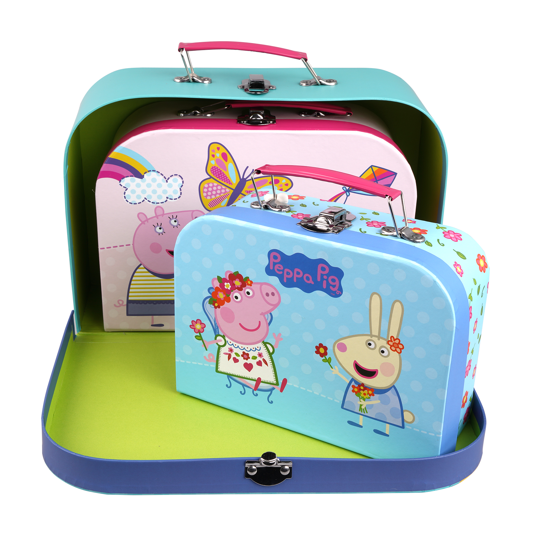 Barbo Toys - Wholesale Toy Set - Kids - Peppa Pig - 3 Suitcase Set4