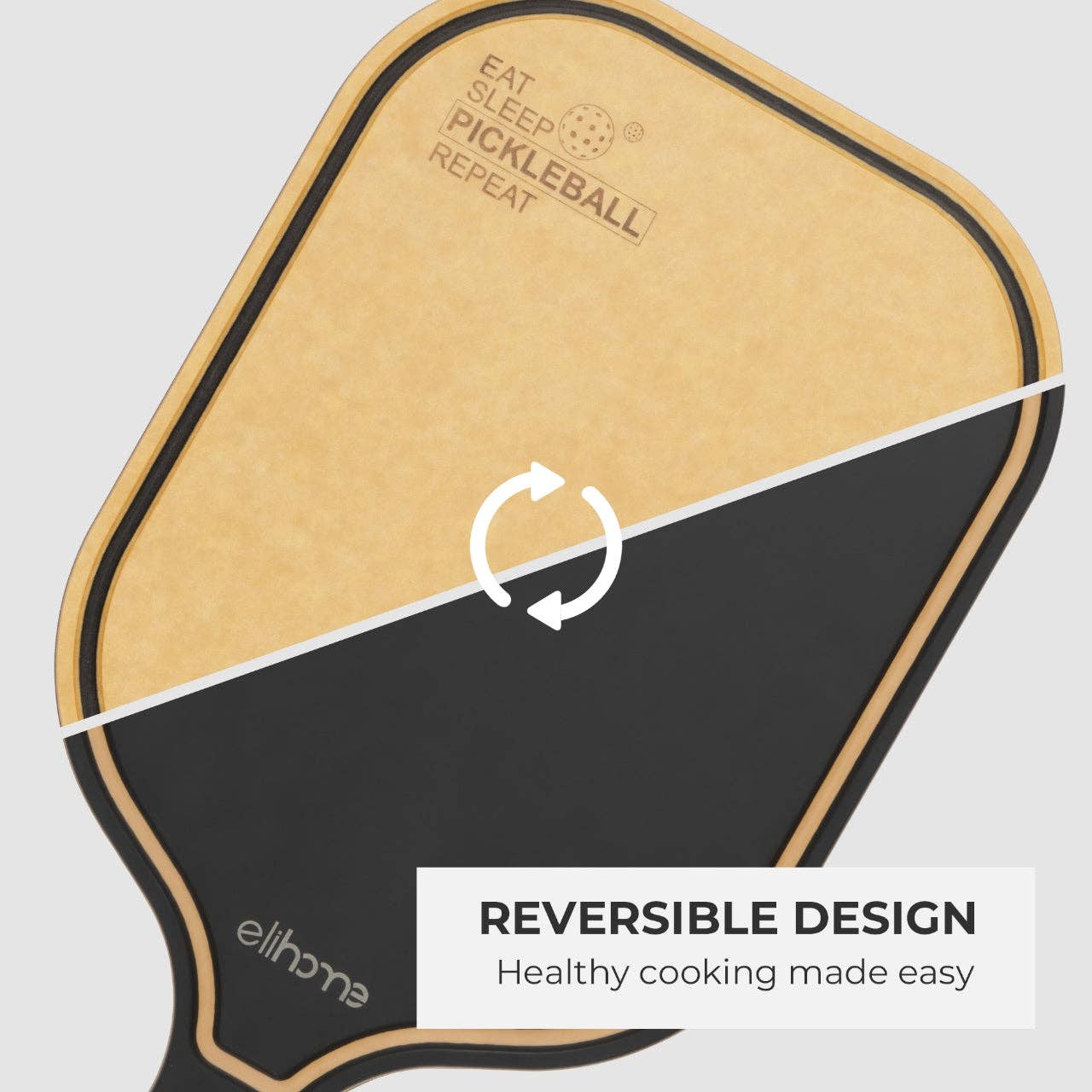 Elihome - Vente Planche à découper - Planche à découper charcuterie Pickleball - "Just Dink It"6