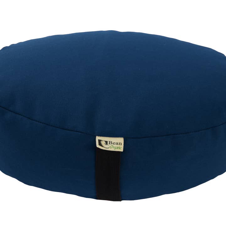 Bean Products - Wholesale Meditation Supplies - Zafu Organic Cotton Meditation Cushion Round or Oval Organic Buckwheat Hull Fill9