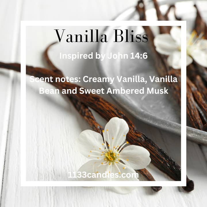 1133 Candles - Wholesale Travel Candles - Christmas Gift | 8oz Vanilla Candle Tin | Jesus is the way2