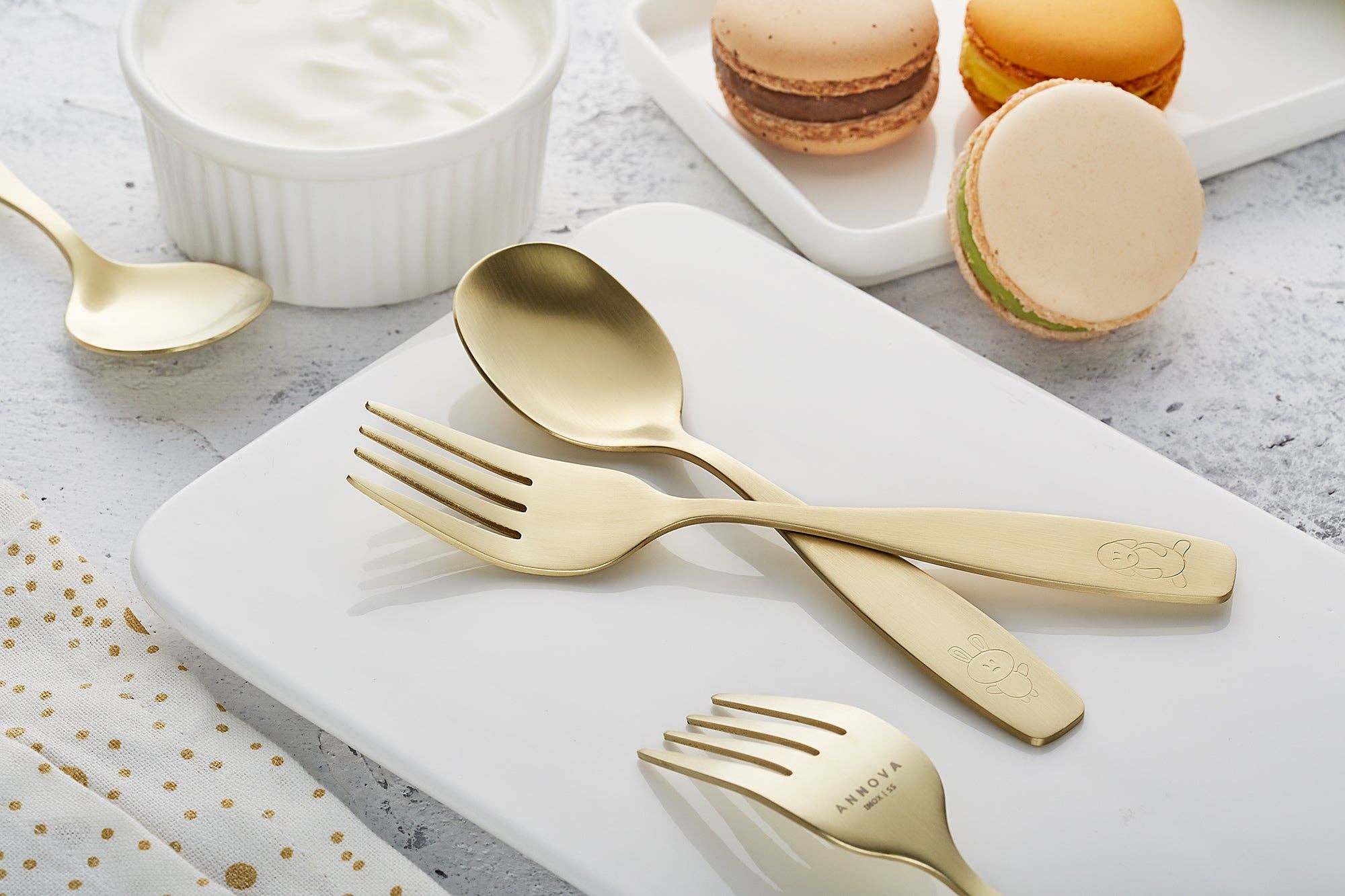 ANNOVA - Wholesale Flatware Set - Kids & Baby - ANNOVA Kids Silverware 6 PIECES Children's Safe Flatware Set Stainless Steel1