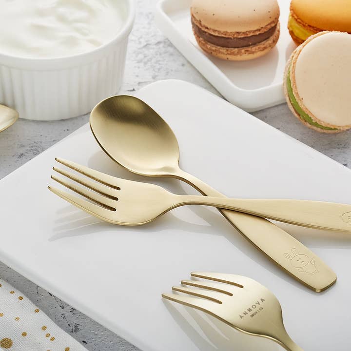 ANNOVA - Wholesale Flatware Set - Kids & Baby - ANNOVA Kids Silverware 6 PIECES Children's Safe Flatware Set Stainless Steel1