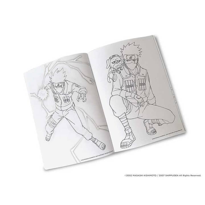 Simon & Schuster - Wholesale Coloring Book - Adult - NARUTO SHIPPUDEN: The Official Coloring Book by VIZ Media