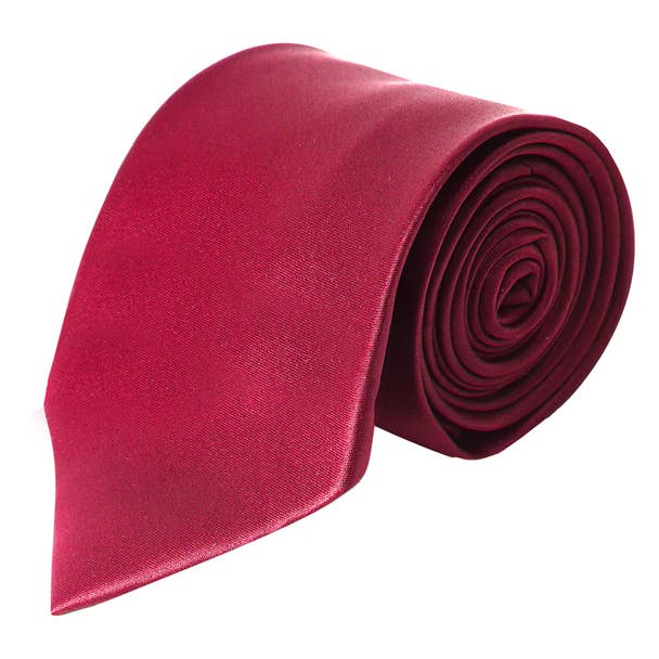 Selini New York - Wholesale Necktie - Men's - [Promotion] Poly Solid Satin Tie10