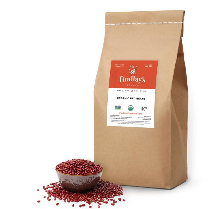 Red Beans // Michigan Grown, USDA Organic Certified, Non-GMO for wholesale by Findlay's Organics