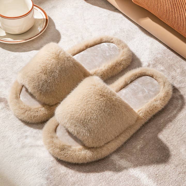 Women Winter Fuzzy House Slippers – For Everyday & Bridal for wholesale by DrifWoo