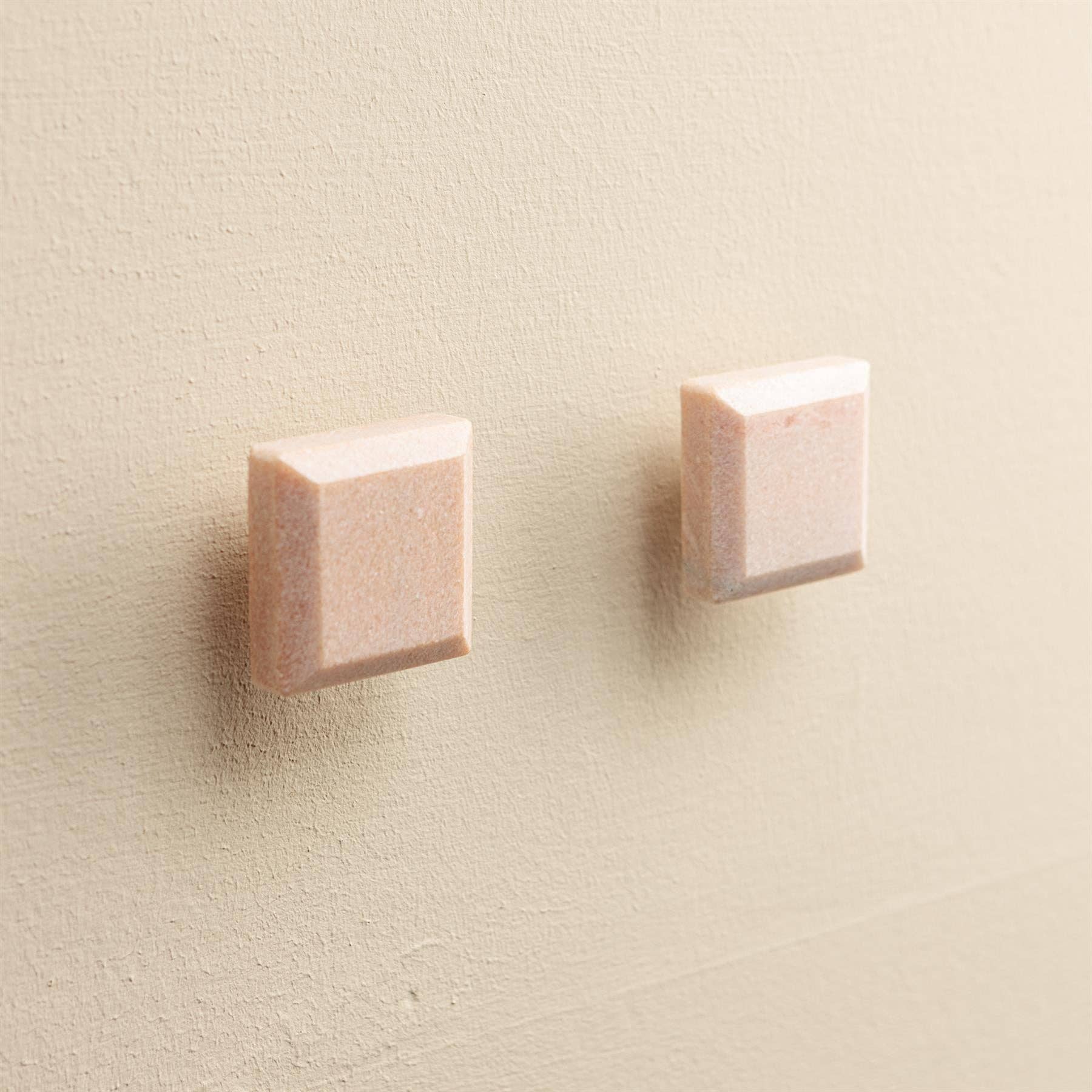Chickidee - Wholesale Knob/Pull - Mila Blush Stone Rectangle Drawer Knobs1