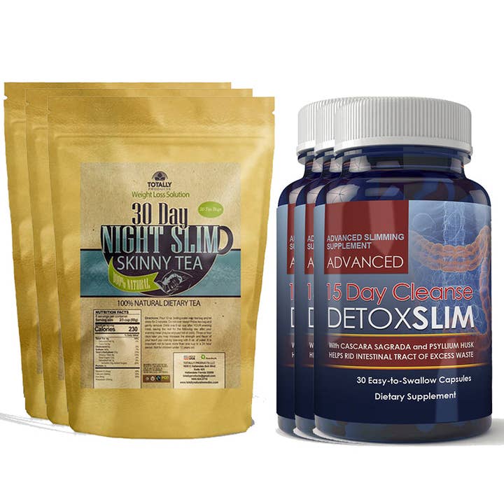 Totally Products - Wholesale Health/Detox Tea - Night Slim Skinny Tea and 15-day Detox Combo Pack4