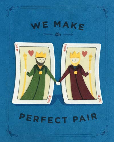 Good Paper - Wholesale Love Card - Perfect Pair Kings0