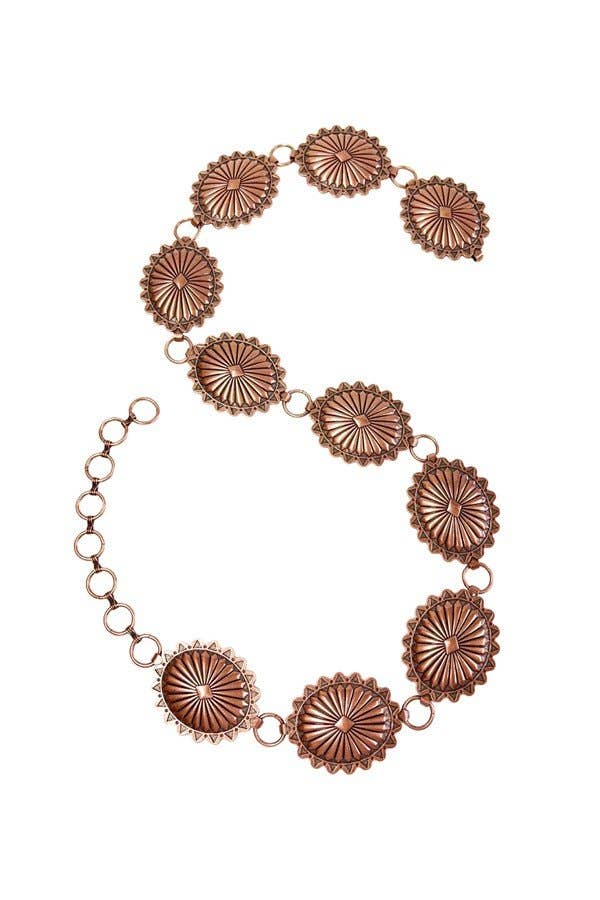 Snowing West – wholesale Bälte - Dam – VÄSTERLÄNDSK METALL OVAL CONCHOBÄLTE - S1