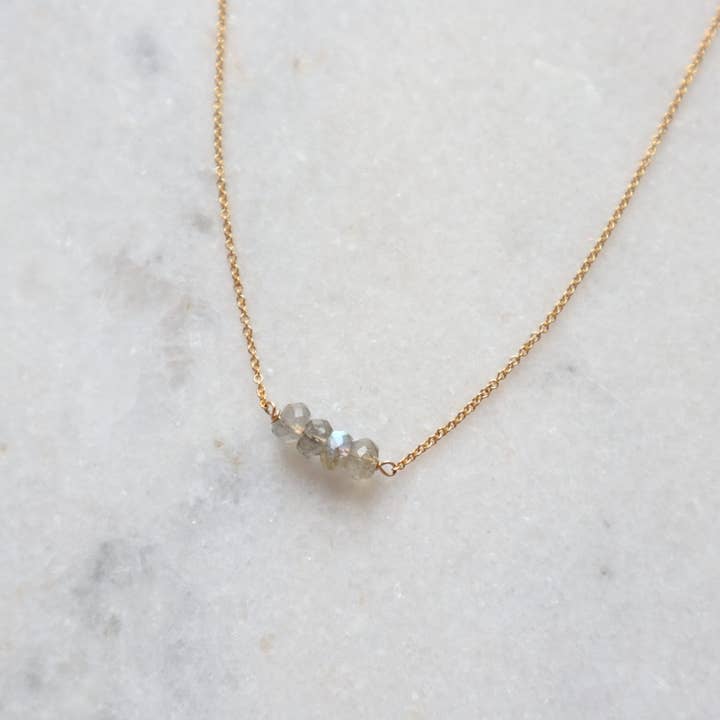 Labradorite necklace for wholesale by Staplez Jewelry