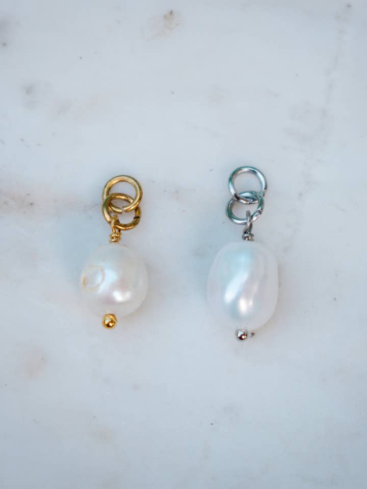 Large Pearl Charm for wholesale by Bella Rea Swim