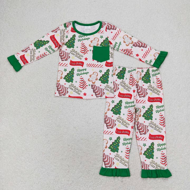 Aier Wholesale - Wholesale Sleepwear Set - Kids - Family Christmas Season Tree Sibling Pajamas Clothes Sets1