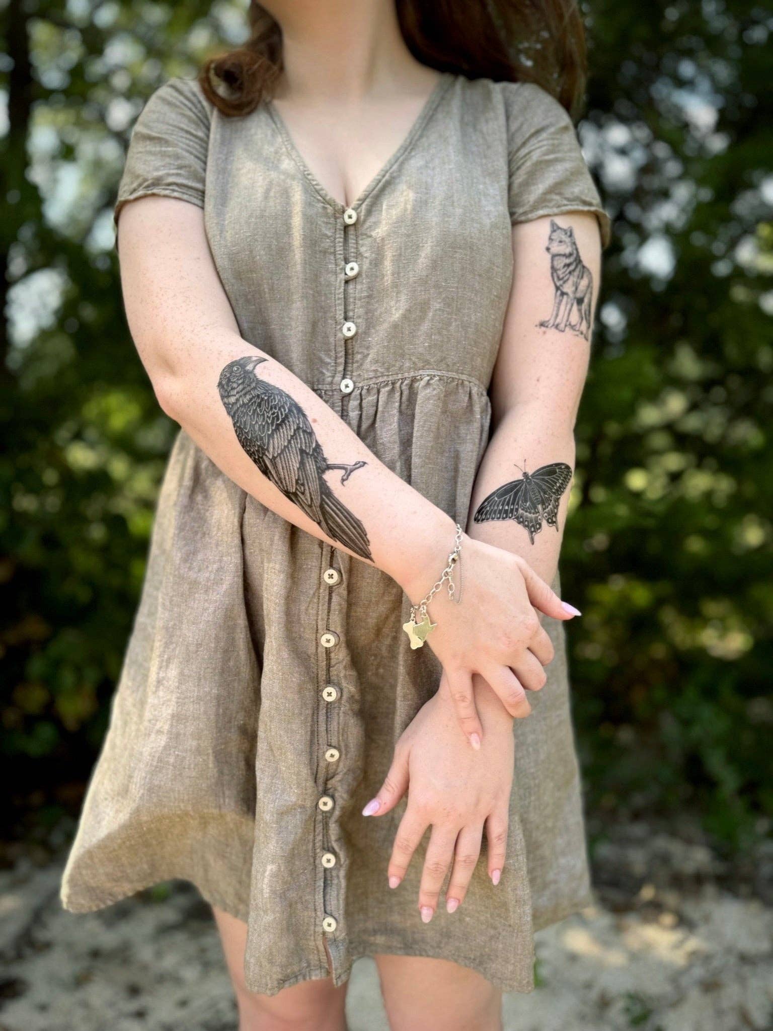 NatureTats - Vente Tatouages temporaires - Tatouage Temporaire Corbeau6