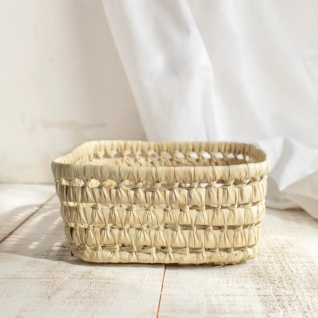 High crafty - Wholesale Basket - Small Wicker Basket – Handmade Rustic Basket1