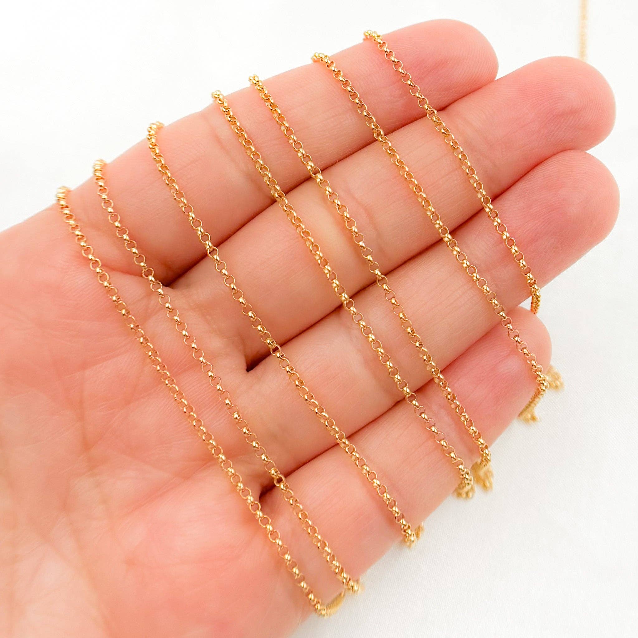 Tresor Jewelry Inc. - Wholesale Link & Chain Necklace - 441GF. 14K Gold Filled Chain Rolo Chain2