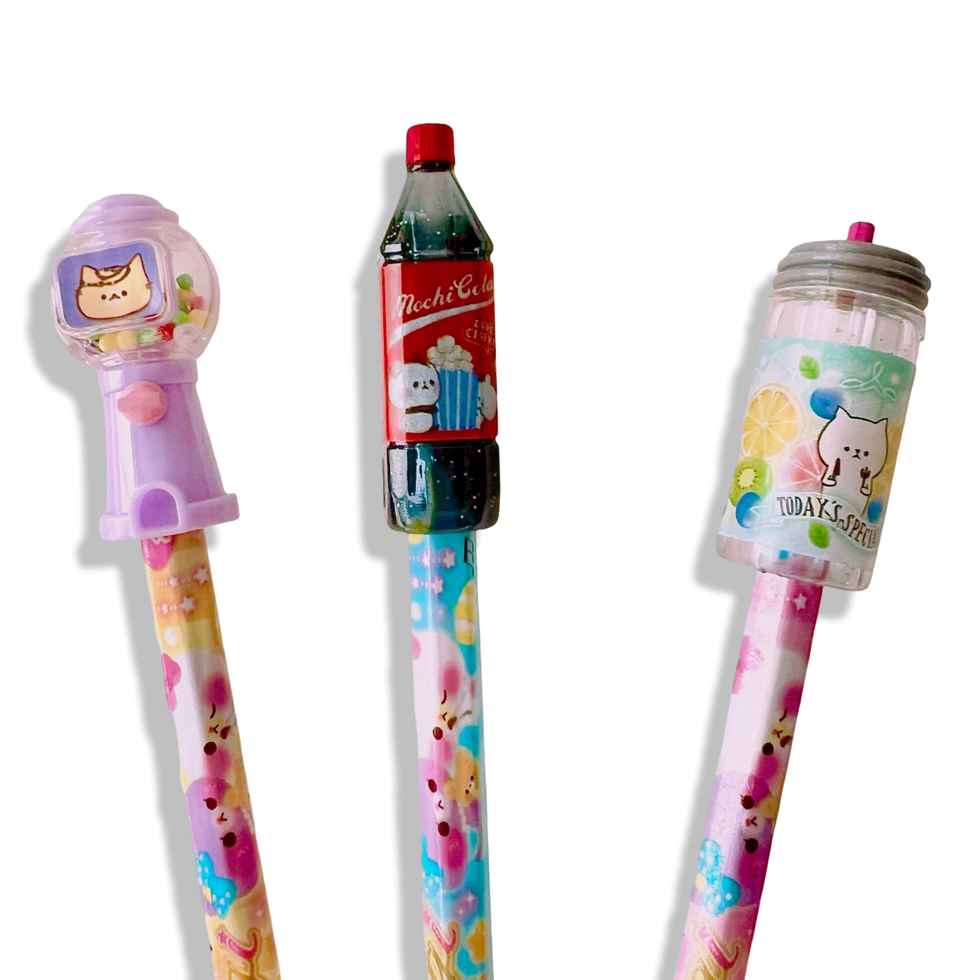 Pop Cutie Accessories & Gifts - Venta al por mayor Adorno para lápiz - Niños - Juego de 3 adornos japoneses para lápices, para rellenar calcetines en miniatura1