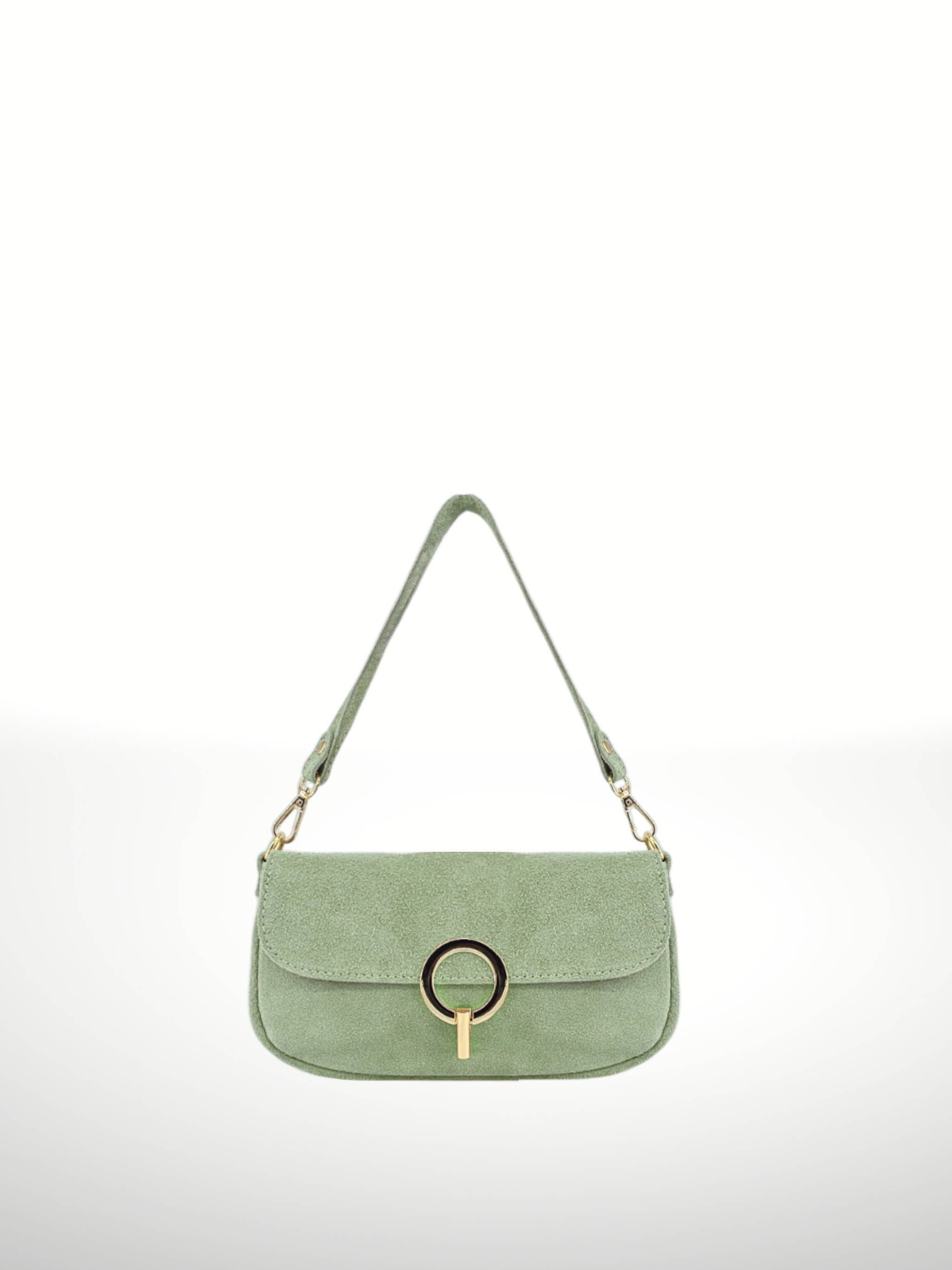 ITALIAN'S LEATHER – Großhandel Schultertasche – Damen – Nuria Lederhandtasche aus Wildleder 2503054