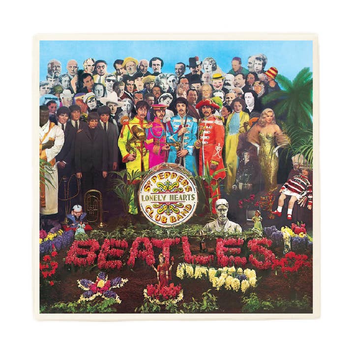 The Beatles Sgt. Pepper's Lonely Hearts Club Band Coaster for wholesale by Lucky Mfg. Co.