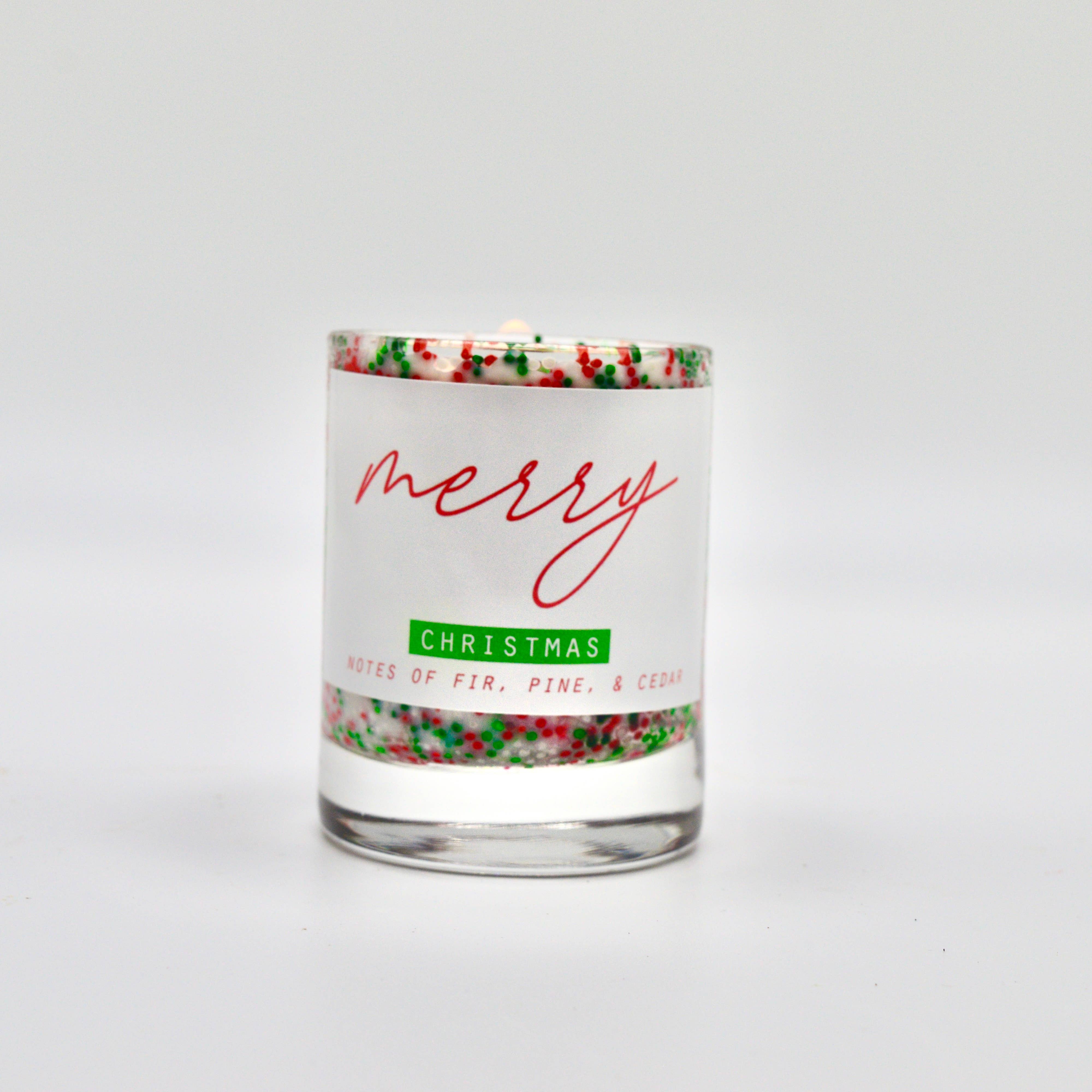 Continue Good – wholesale Jar/filled candle – Mini Merry Christmas Candle4