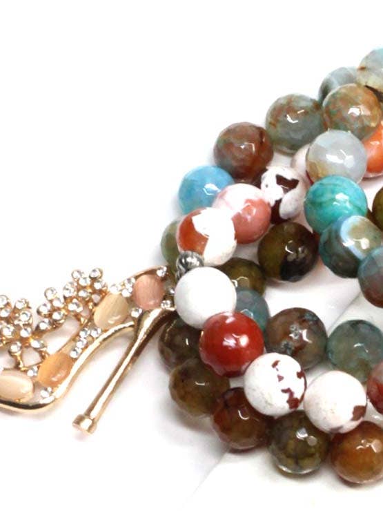 13Secrets - Absatz mit Achaten und Perlen für den Großhandel von Aclue! Jewelry by Celest Anderson