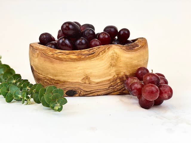 Natural OliveWood - Wholesale Decorative plate/dish/bowl - Rustic Olive Wood Snack Dish
