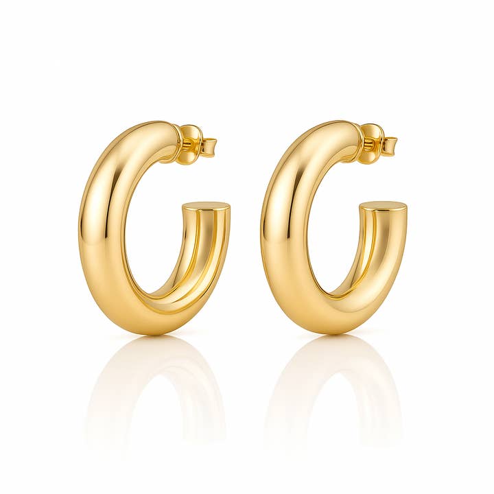 SF BRAND INC - Wholesale Hoop Earrings - Small Chantal Hoops17